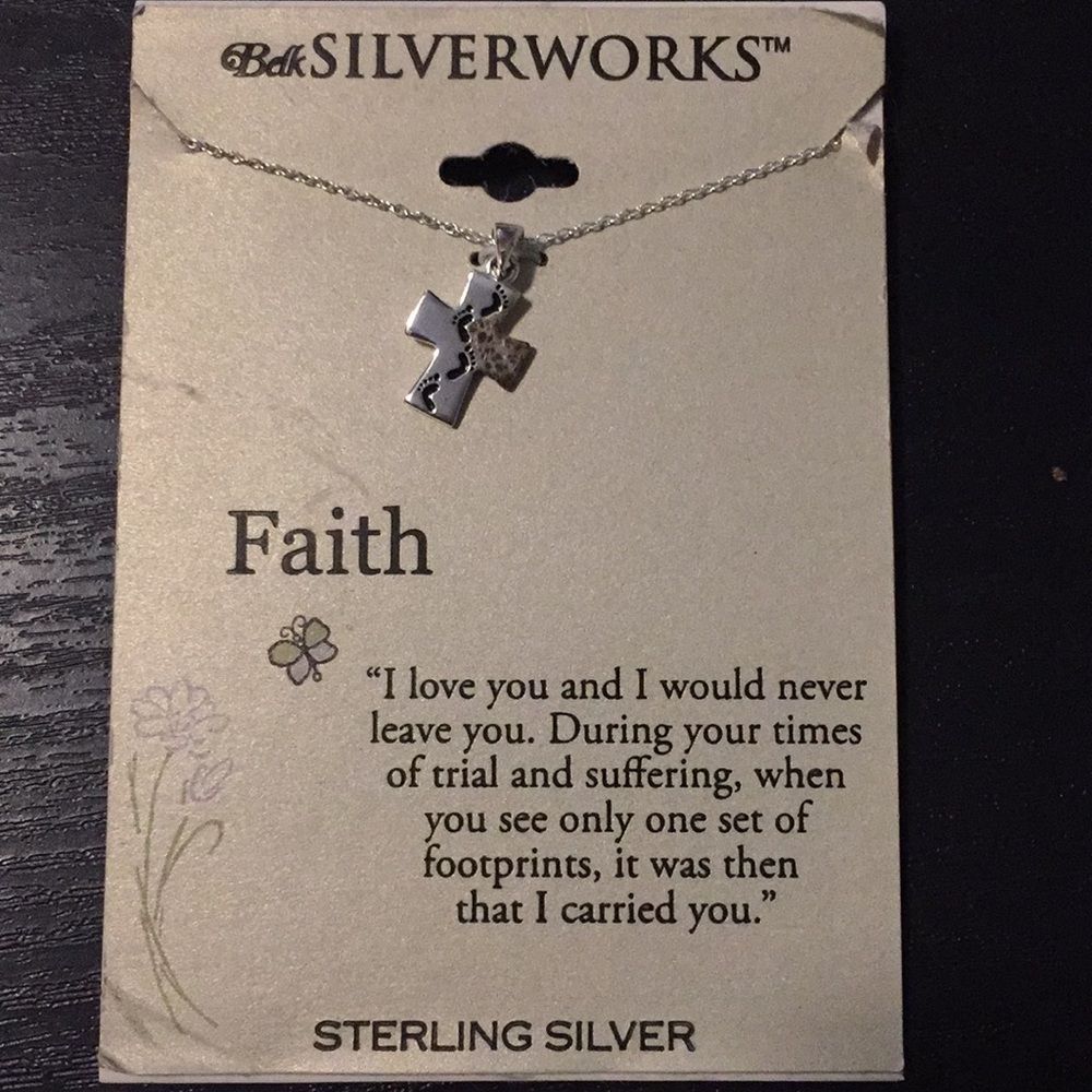 Sterling Silver Cross Pendant Necklace